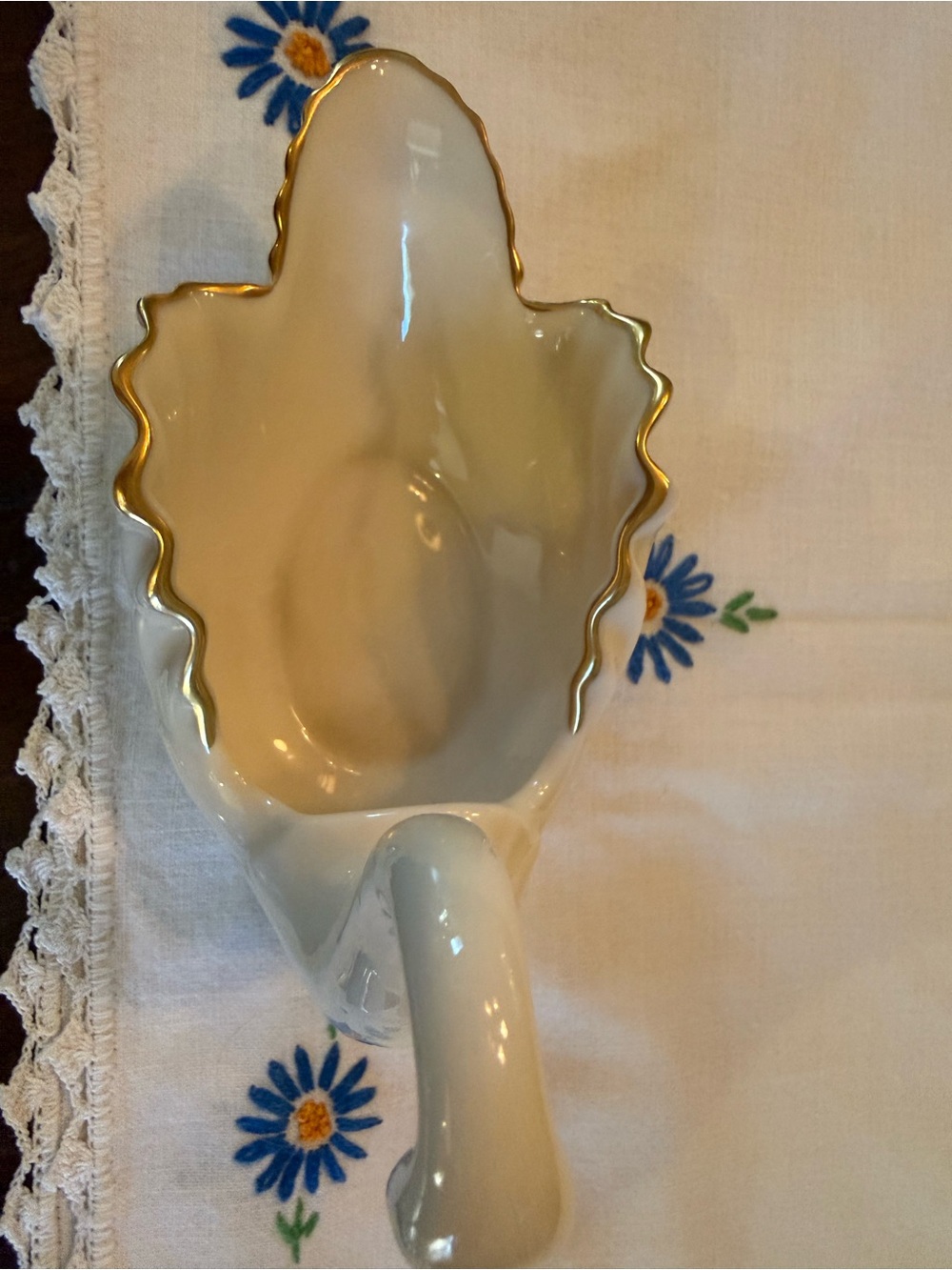 Vintage Lenox Swan Trinket Dish Porcelain 24K Gold Trim Made In USA - Picture 4 of 7